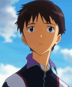 Shinji Ikari Anime Diamond Painting