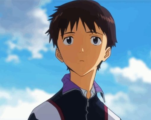 Shinji Ikari Anime Diamond Painting