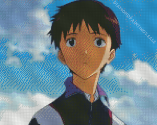 Shinji Ikari Anime Diamond Painting