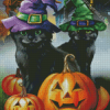 Spooky Kittens Halloween Diamond Painting