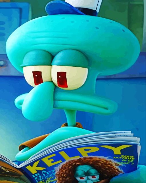 Squidward Spongebob Diamond Painting