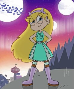 Star Cosplay From Star Butterfly Diamond Painting