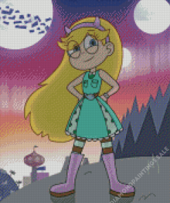 Star Cosplay From Star Butterfly Diamond Painting