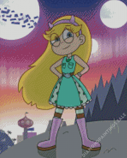 Star Cosplay From Star Butterfly Diamond Painting