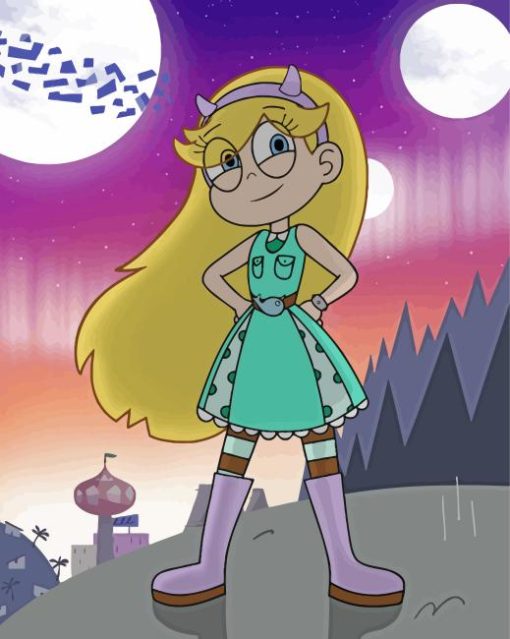 Star Cosplay From Star Butterfly Diamond Painting