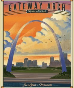 The Gateway Arch National Park Diamond Painting