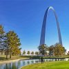 The Gateway Arch View Diamond Painting
