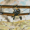 The Sopwith Camel Fighter Aircraft Diamond Painting