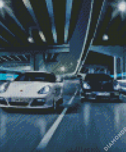 Tokyo Street Racing Game Diamond Painting