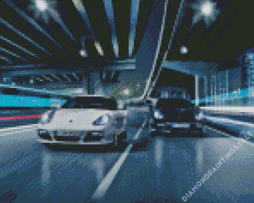 Tokyo Street Racing Game Diamond Painting