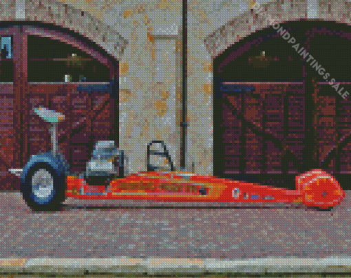 Top Fuel Race Car Diamond Painting