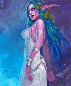 Tyrande Whisperwind Diamond Painting