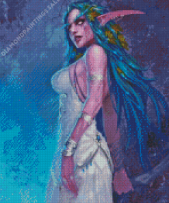 Tyrande Whisperwind Diamond Painting