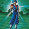 Blue Vegito Diamond Painting