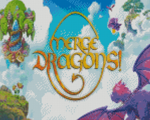 Video Game Merge Dragons Diamond Painting