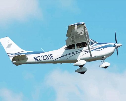 Cessna 182 Airplane Diamond Painting