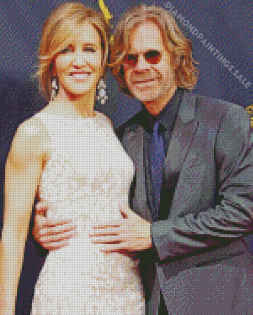 William H Macy And Felicity Huffman Diamond Painting