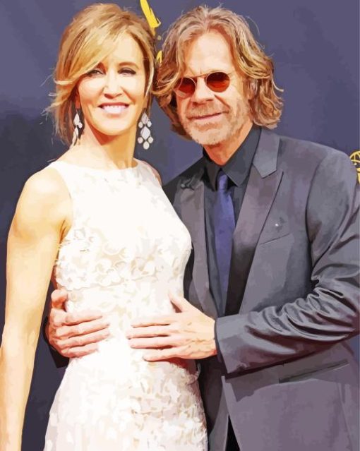 William H Macy And Felicity Huffman Diamond Painting