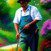 Old Gardener Diamond Painting