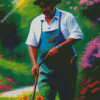 Old Gardener Diamond Painting