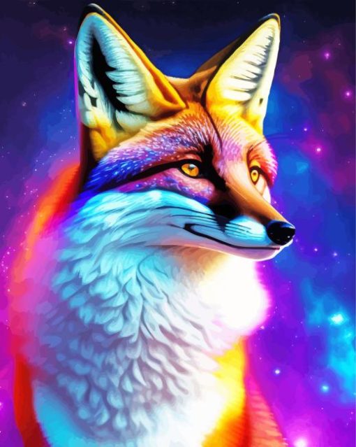Galaxy Fox Diamond Painting