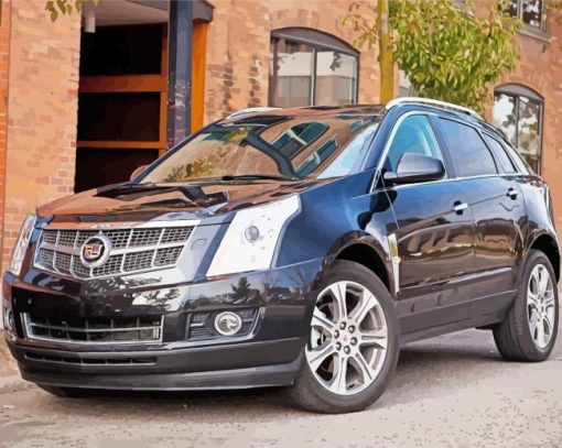 black Cadillac SRX Diamond Painting