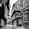 black And White York Shambles Diamond Painting