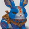 Blue Rabbit Diamond Painting