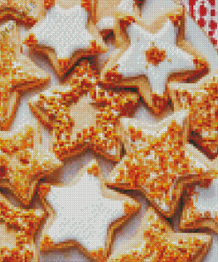 Snowflake Cookies Christmas Diamond Painting