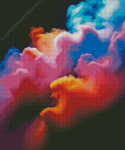 Colorful Smoke Art Diamond Painting