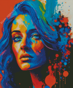 Colorful Splatter Diamond Painting