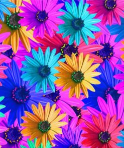 Colorful Sunflowers Diamond Painting