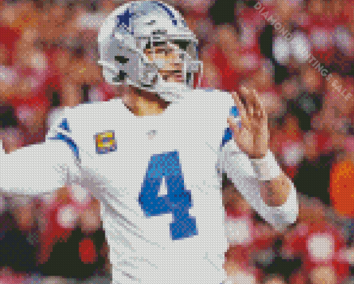 Dak Prescott Diamond Painting