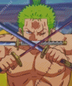 Roronoa Zoro Diamond Painting