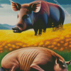 Boar Animal Art Diamond Painting