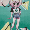 Cute Mina Ashido Art Diamond Painting