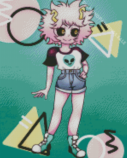 Cute Mina Ashido Art Diamond Painting