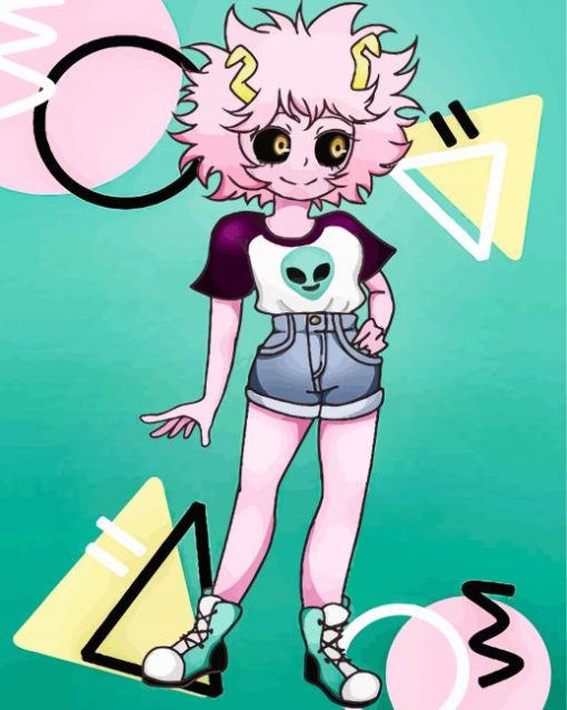 Cute Mina Ashido Art Diamond Painting