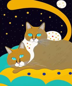 Cats Couple Diamond Painting