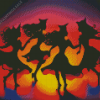 Dancing Witches Diamond Painting