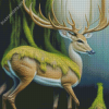 Jungle Deer Diamond Painting