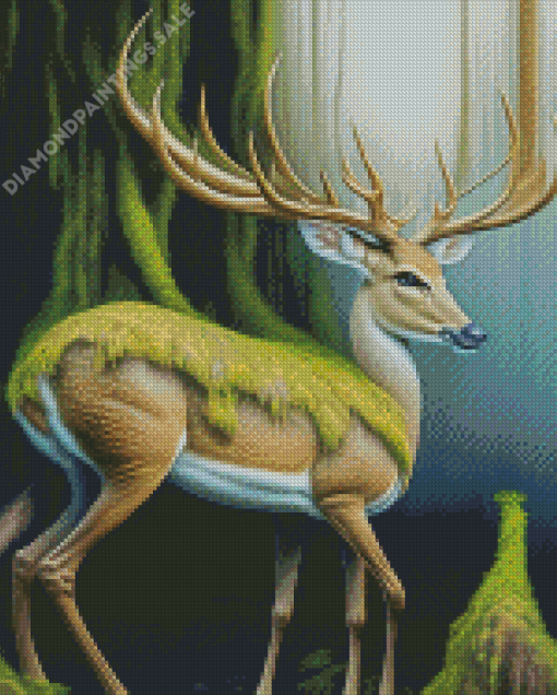 Jungle Deer Diamond Painting