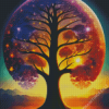 Galaxy Tree Of Life Diamond Painting