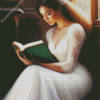 Gorgeous Lady Reading Diamond Painting