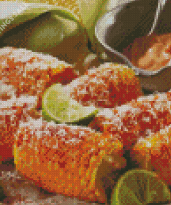 Mexican Corn On The Cob Diamond Painting