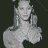 Monochrome Christy Turlington Diamond Painting