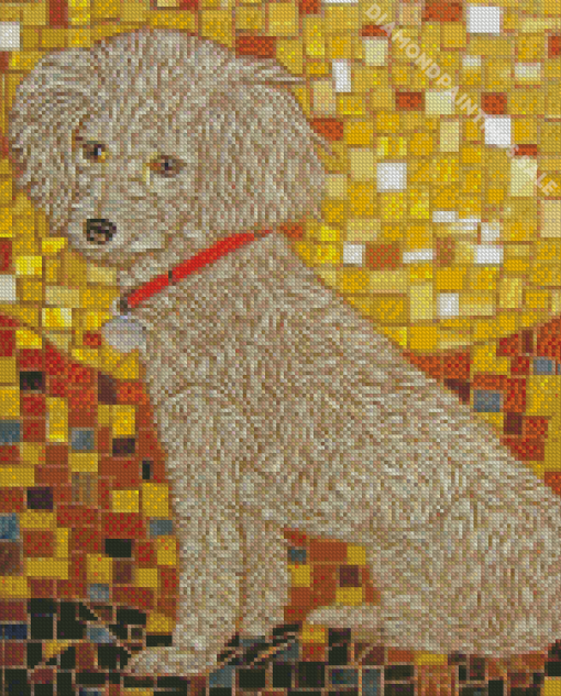 Mosaic Dog Diamond Painting