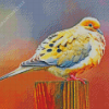 Mourning Dove Bird Diamond Painting