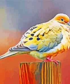 Mourning Dove Bird Diamond Painting