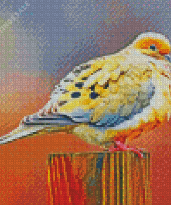 Mourning Dove Bird Diamond Painting